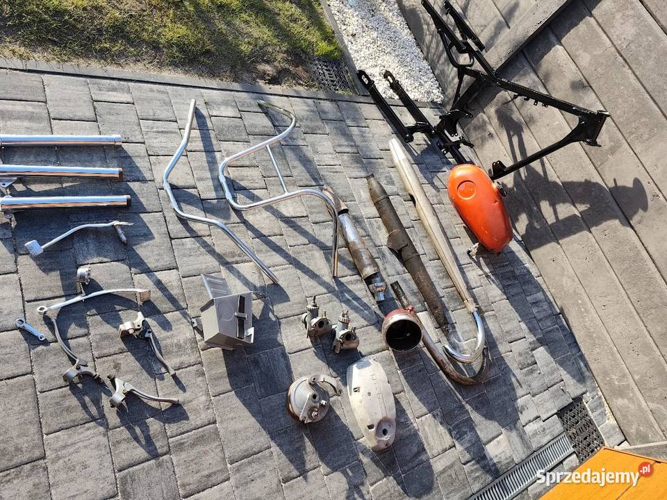 Rama tłumik kierownica wsk lelek Dudek bąk wfm Pozostałe Nekla