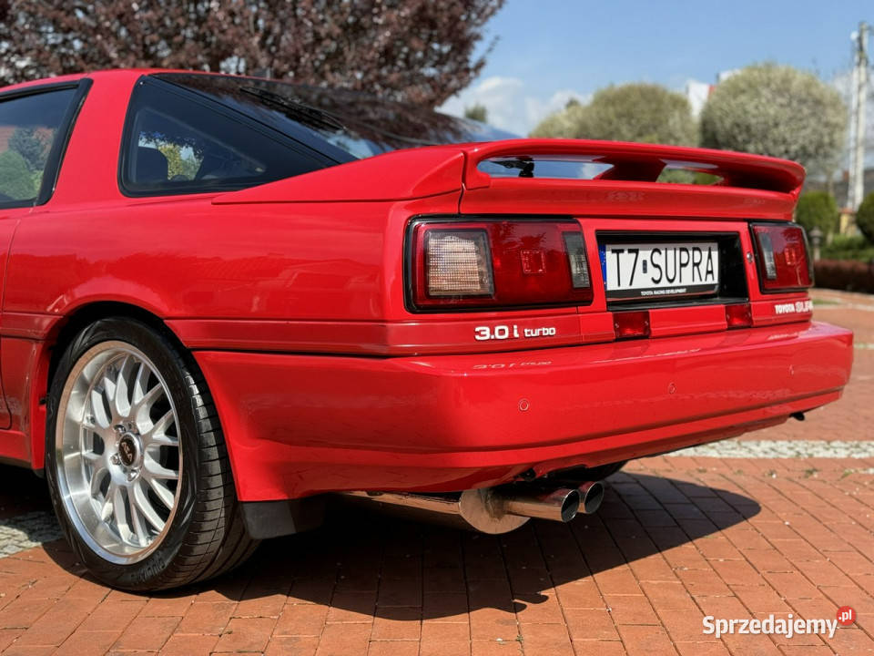 Toyota Supra MK3 1JZGTE Turbo TARGA Stan Zarejestrowany w Polsce Widełki