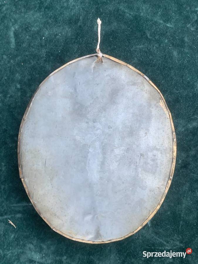 Piękny szklany obrazek święty łódzkie Łowicz