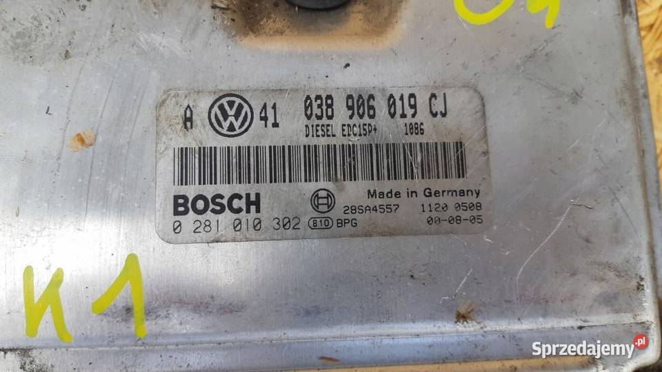 STEROWNIK SILNIKA KOMPUTER VW GOLF IV Gliwice