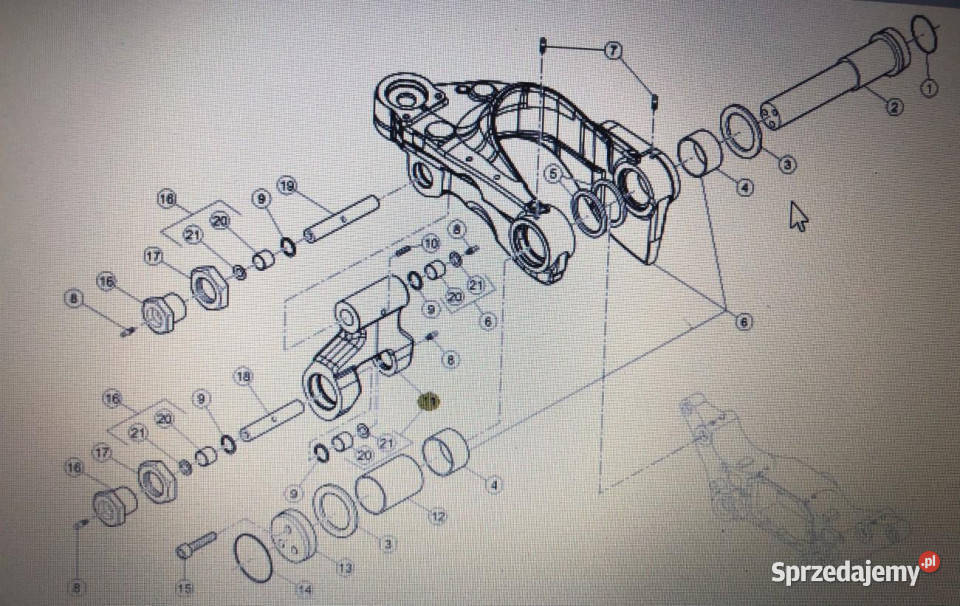 Wspornik Osi Przedniej Claas Arion 0011327410 Jastrzębniki