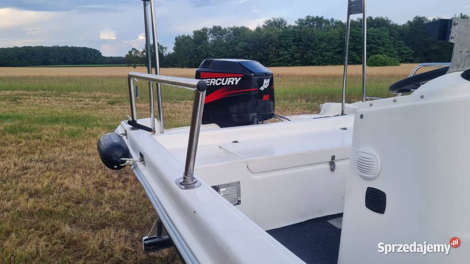 Łódź motorowa Mercury 90 przyczepka łódzkie Gajówka-Kolonia