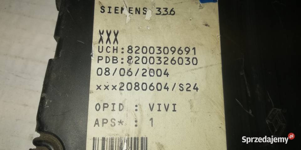 moduł 8200309690691 Renault Scenic 2 Megane 2 łódzkie Piotrków Trybunalski