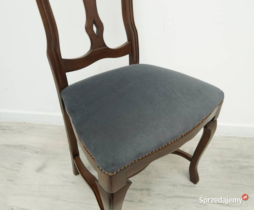 Komplet 8 eleganckich krzeseł Francjalata 40te