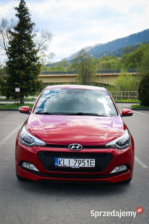 Hyundai i20 12 2016 r 83000 ABS małopolskie Mszana Dolna