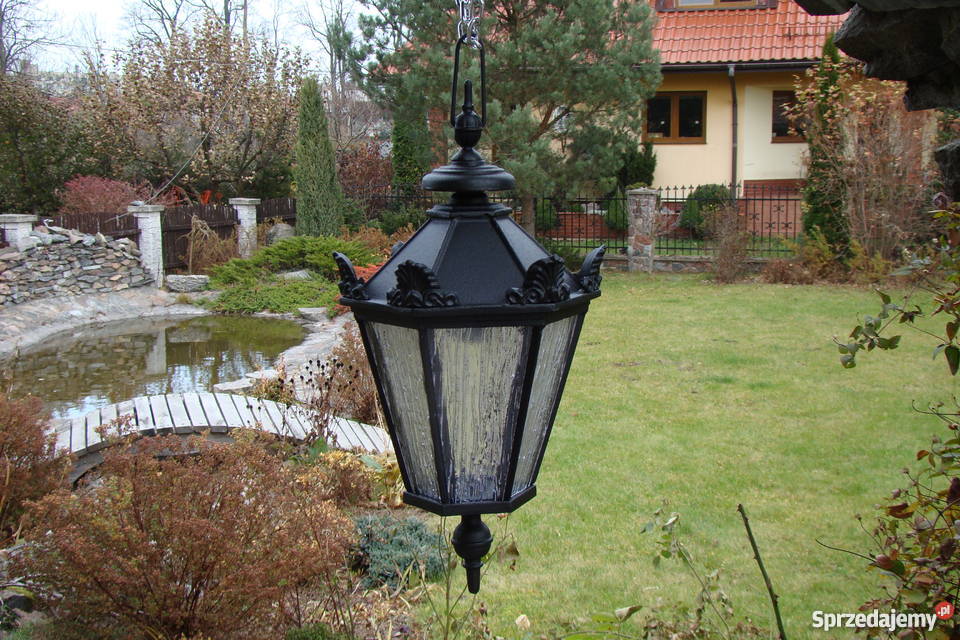 KLOSZ ŻELIWNY LAMPA LAMPION ŻYRANDOL OŚWIETLENIE Oświetlenie warmińsko-mazurskie Gołdap