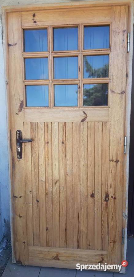 Drzwi drewniane 80 prawe Skierniewice