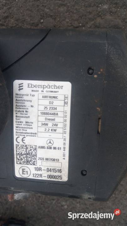 Webasto Airtronic ogrzewanie Rzędowice sprzedam
