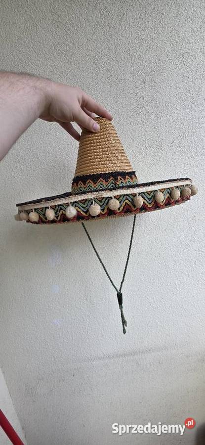 Sprzedam meksykańskie Sombrero z Pomponami Gdańsk sprzedam