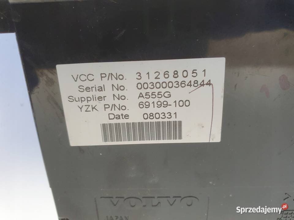 Volvo S40 II V50 C30 EKRAN RADIA Wyświetlacz lubelskie Chełm