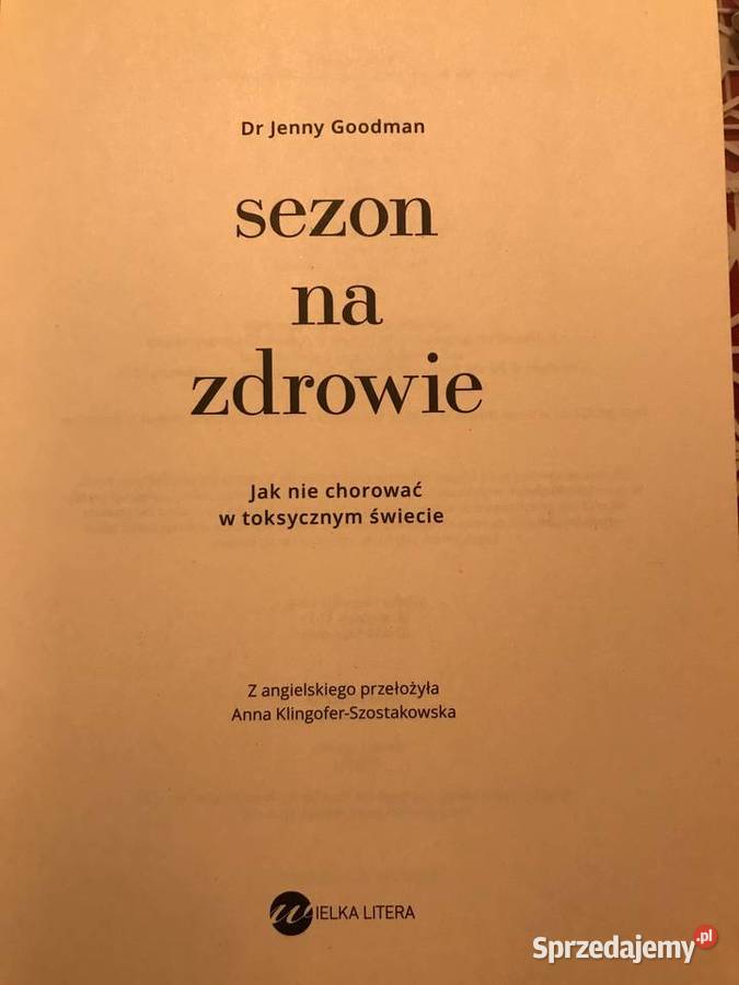 Sezon na zdrowie dr Jenny Goodman tłum z j Zbąszynek