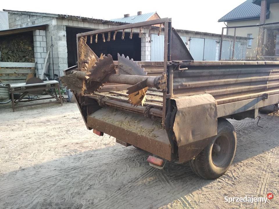 ROZRZUTNIK obornika jednoosiowy 35t POLSKI Hodowla zwierząt Jedlińsk sprzedam
