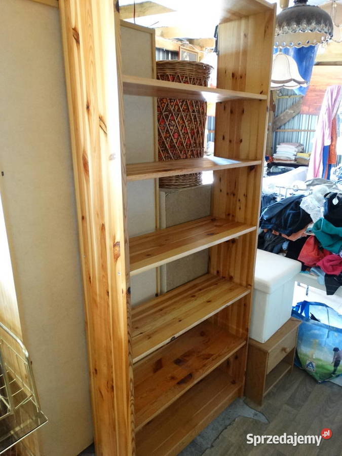 Sosnowy regał 6 półek Witnica