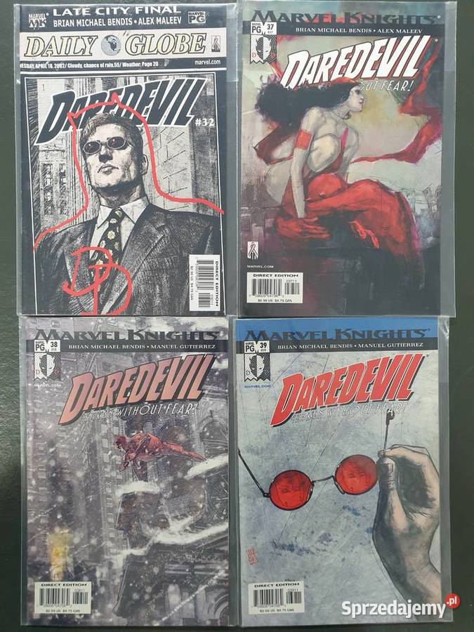 Marvel Knights Daredevil kolekcja 35 komiksów Komiksy pomorskie Gdynia
