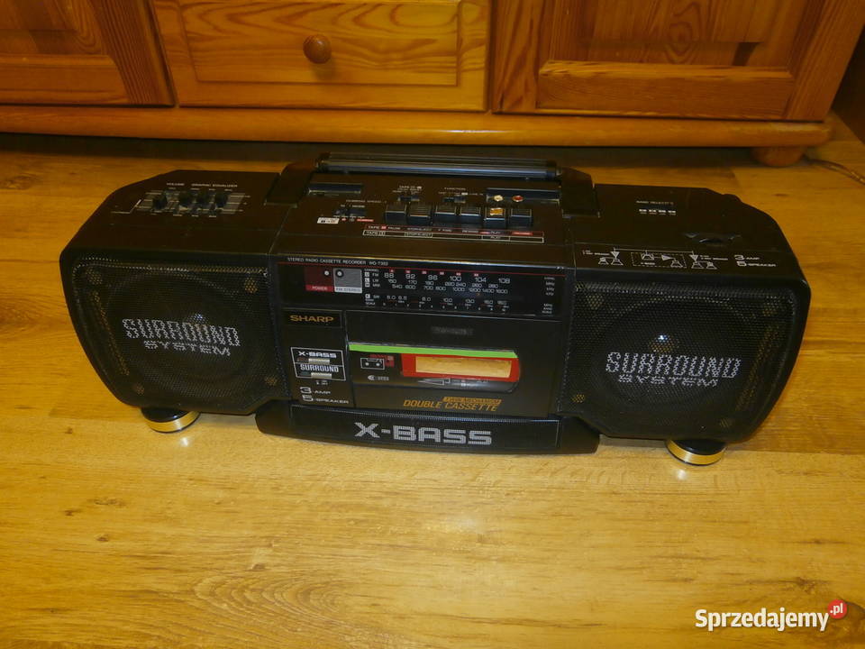 Radiomagnetofon BOOMBOX SHARP WQT352HBK sprawny łódzkie Łódź