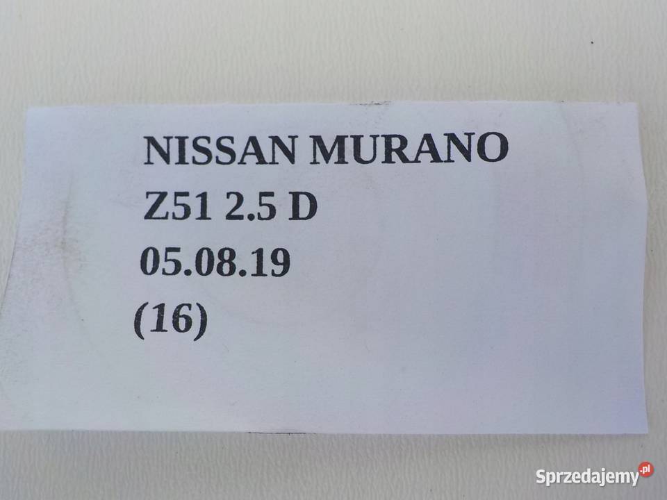 ALTERNATOR NISSAN MURANO Z51 25D Nowy Tomyśl