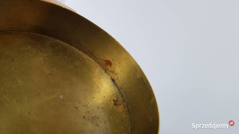 Stare puzderko pojemnik 12 mosiądz brąz Bracia Dąbrowa Górnicza