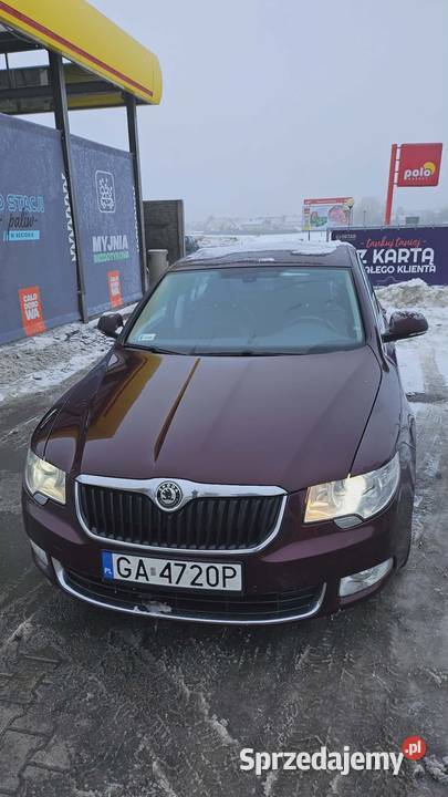 Skoda Superb II 170 Platinum 20 tdi 2009 nieuszkodzony Gdynia