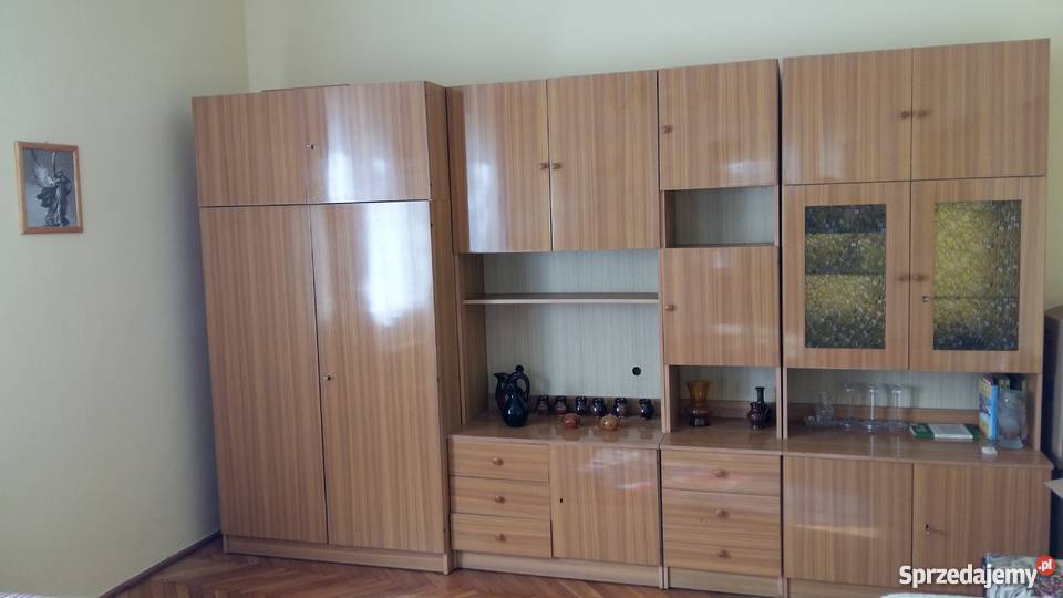 Komplet mebli meblościanka PRL Piotrkówek Duży sprzedam