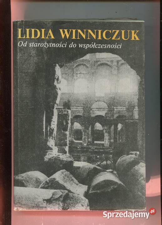 starożytności do współczesności Lidia Winniczuk Szczecin sprzedam