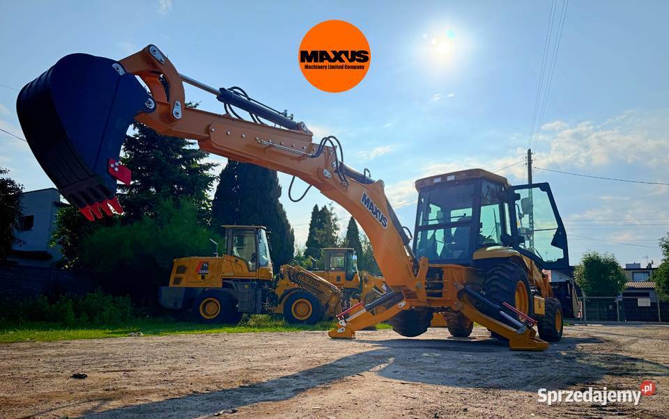 Refundacja 50 NOWA Koparko Ładowarka MAXUS 3cx Rok produkcji 2026 Aleksandrów Łódzki