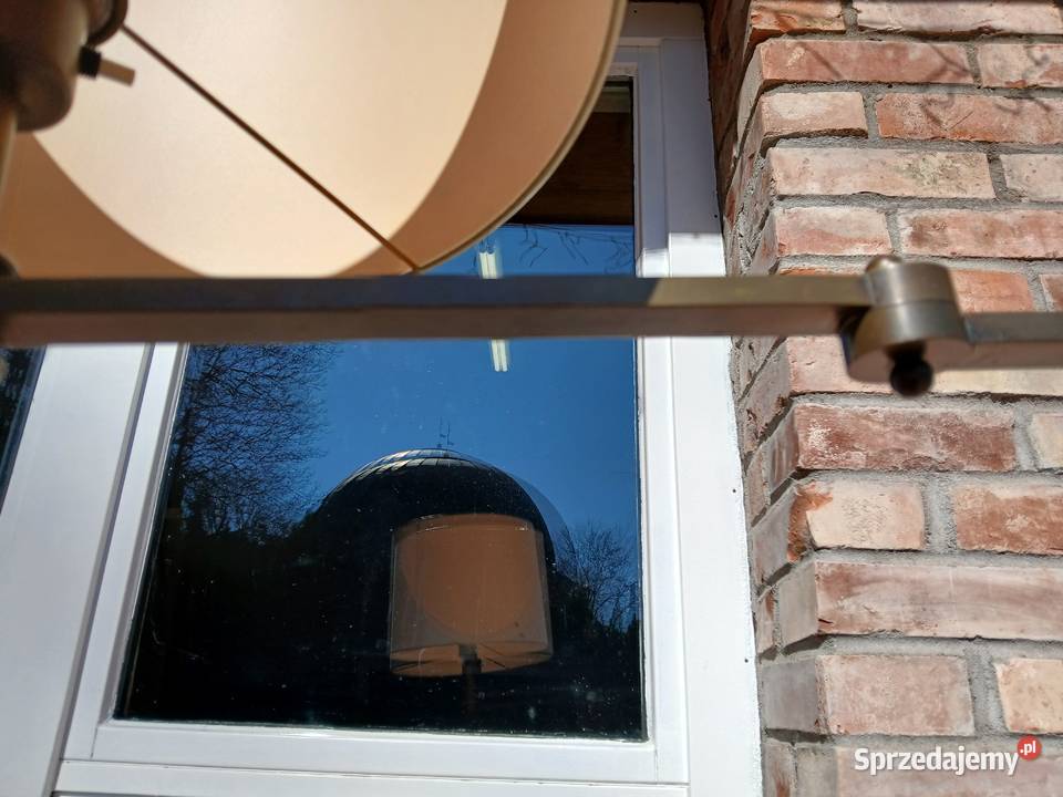 Lampa Podłogowa do czytania regulowana mosiężna Dom i Ogród Gawroniec