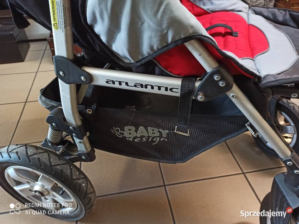 Wózek Atlantic baby design 2w1 Stan sprzedam