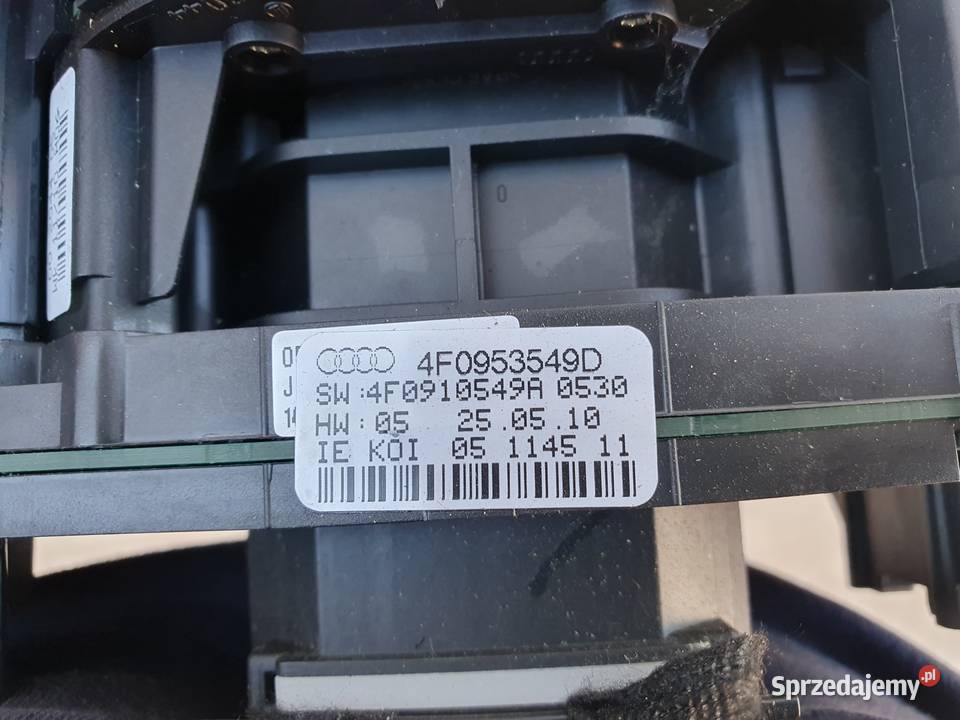 AUDI A6 C6 PRZEŁĄCZNIK ZESPOLONY 4F0953549D panele sterowania, przełączniki Międzychód