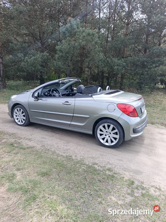 Ładny Peugeot 207 cabrio niski przebieg 1600cm3 Samochody osobowe kujawsko-pomorskie Brodnica