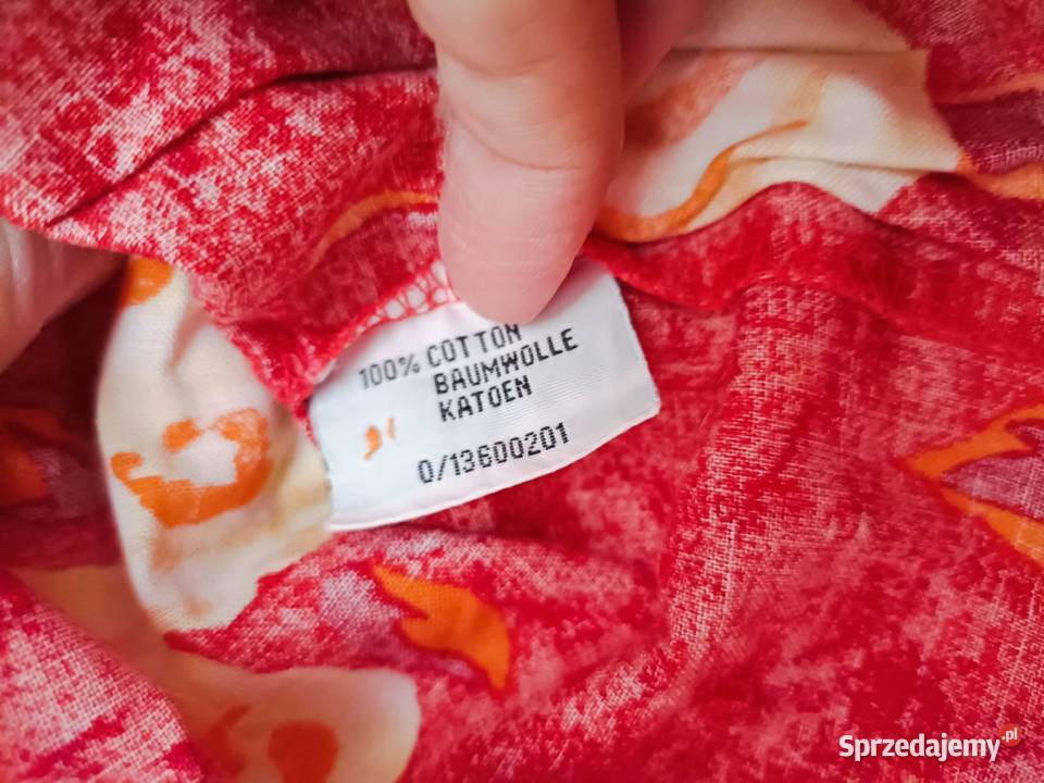 Sukienka Czerwona w Kwiaty 116 Rozmiar 116 pomorskie