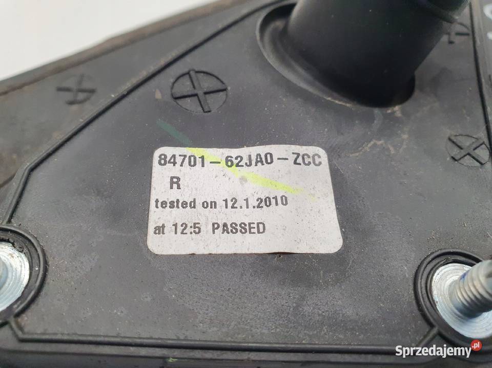 LUSTERKO PRAWE Suzuki Swift Mk4 Mk6 VI PASAŻERA Rudka sprzedam