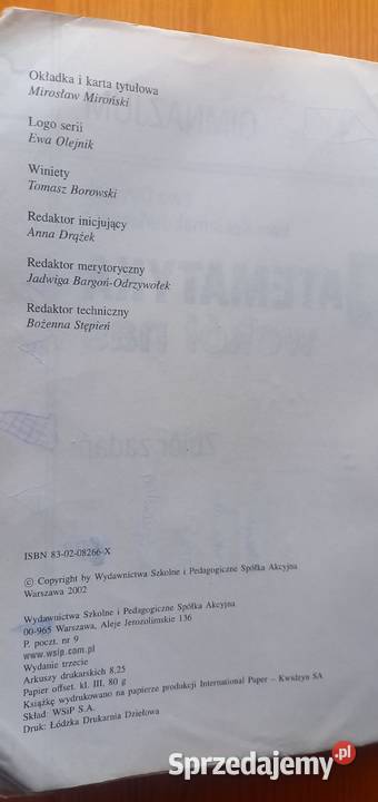Matematyka podręcznik i zbiór zadań kl 2 mazowieckie Małkinia Górna