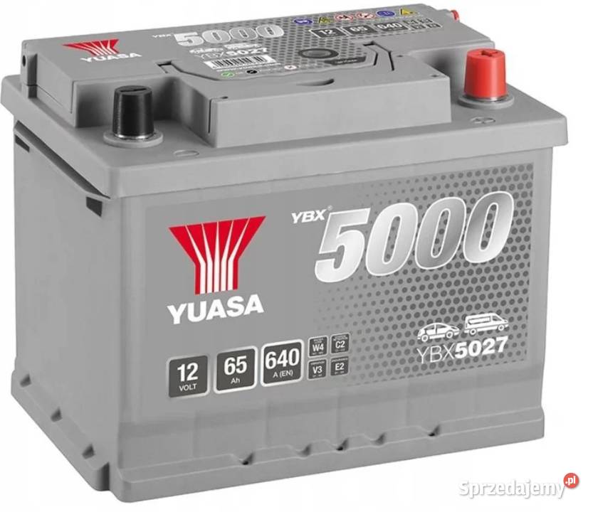Akumulator Yuasa Silver 12V 65Ah 640A Prawy Plus Wałbrzych sprzedam