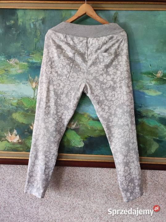 bawełniane elastyczne legginsy dresowe sportowe Rozmiar 40(L) Kielce