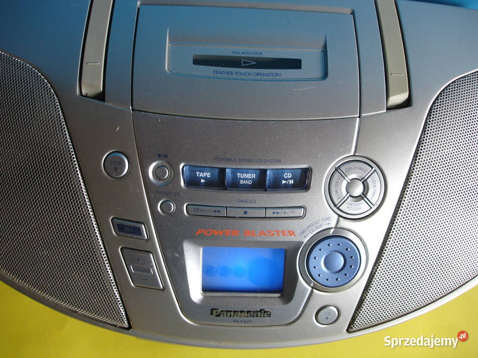 Radiomagnetofon z CD PANASONIC RXES25 lubuskie Zielona Góra sprzedam