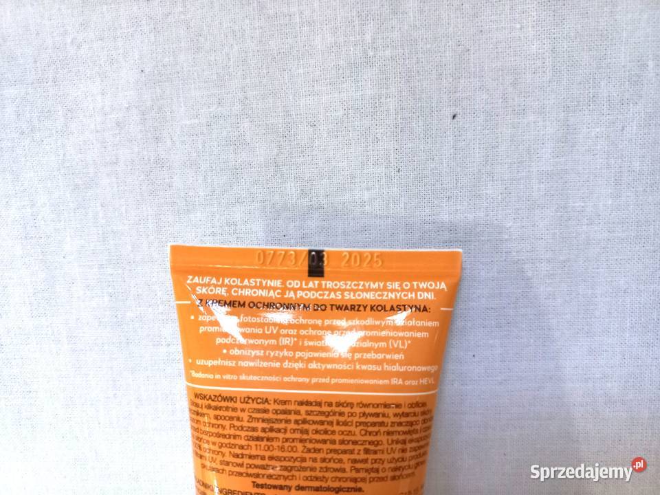 KREM do twarzy SPF 30 wodoodporny Kolastyna NOWY Unisex Białystok
