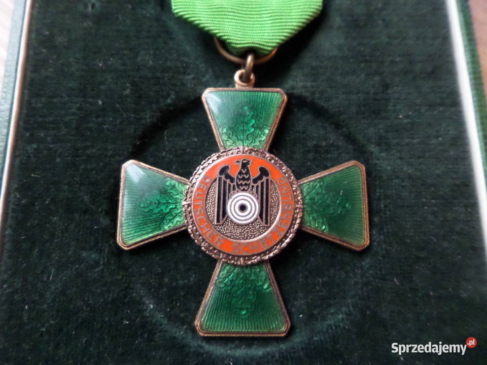 Krzyż Deutscher Schtzenbund oryginał Poznań