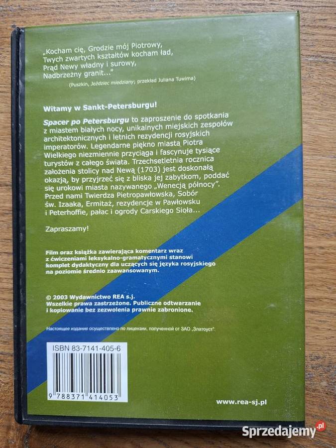 Spacer Petersburgu DVD książka średnio Kraków