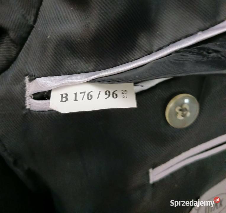 Garnitur męski czarny 17696 Odzież wyjściowa Częstochowa