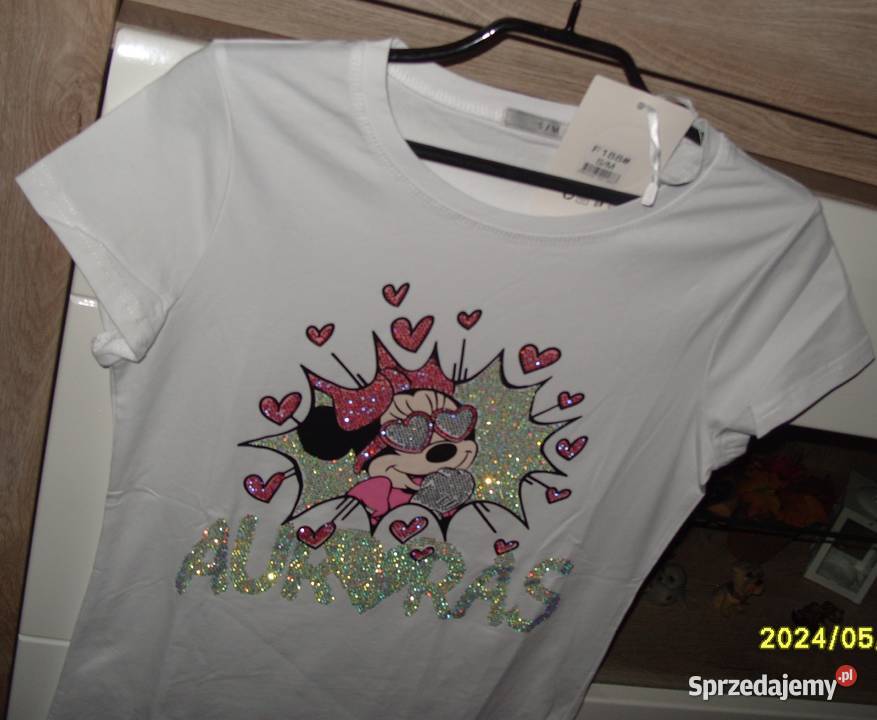 KoszulkaTshirt MIKI kolorowe cyrkonie rSM Rawicz