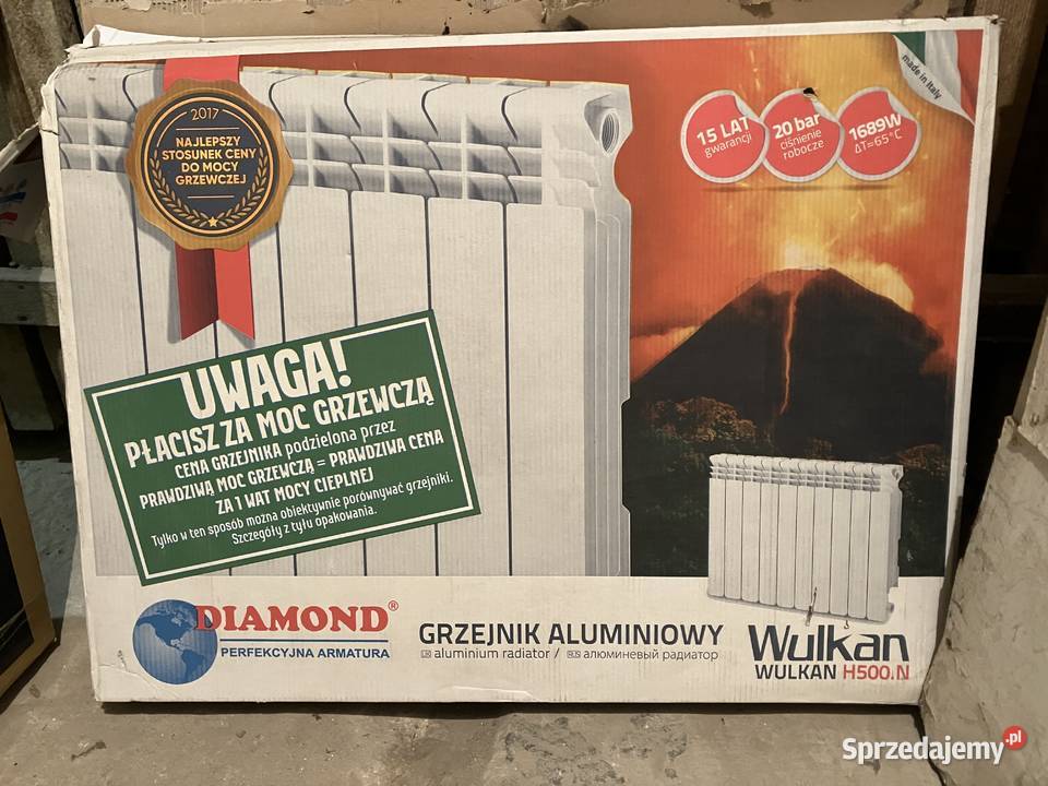 Nowy grzejnik aluniowy Diamond H500N Lublin sprzedam