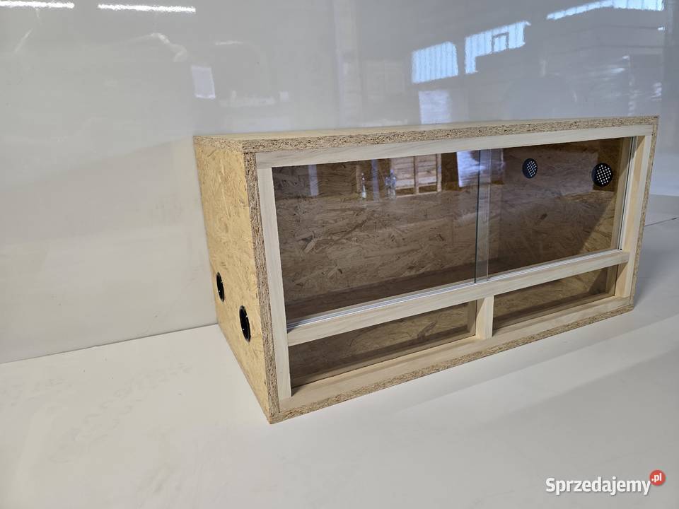 Terrarium z płyty OSB 100x50x50 Pięczkowo