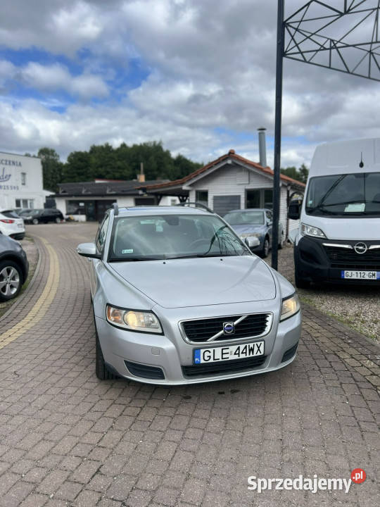 Volvo V50 II 2007 srebrny pomorskie Słupsk