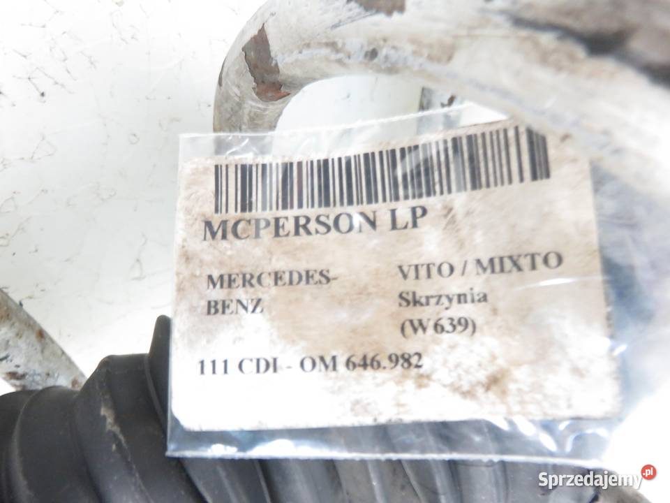 MCPERSON LEWY PRZEDNI MERCEDES VITO W639