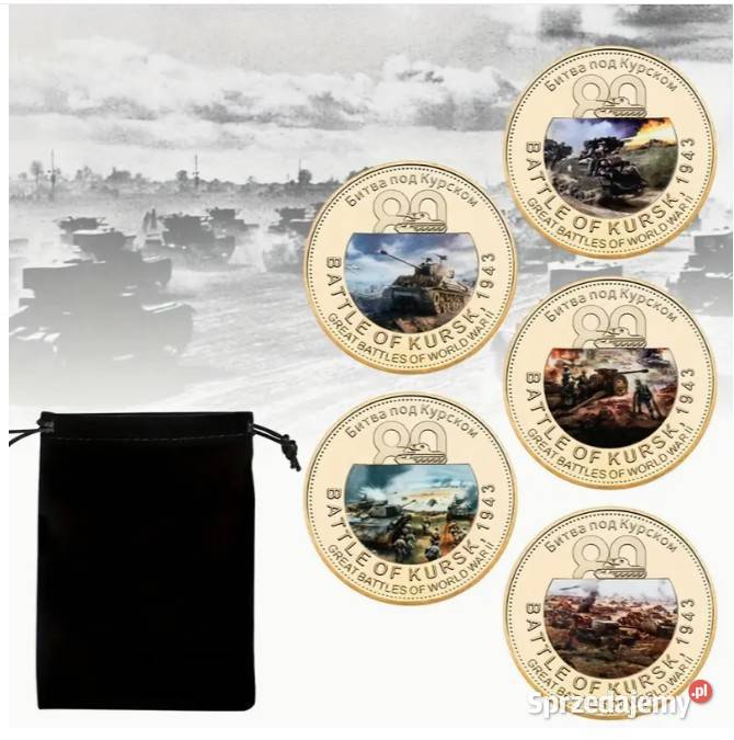 Kolekcjonerski zestaw monet medali Warszawa