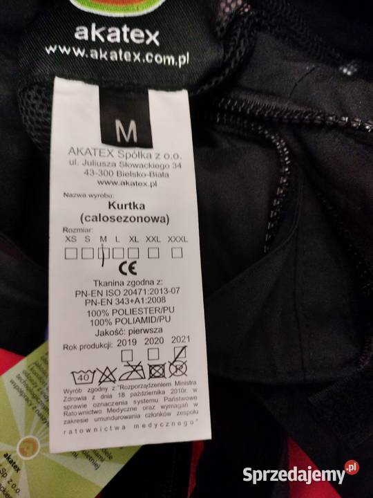 odzież ratownika akatex Drągowina