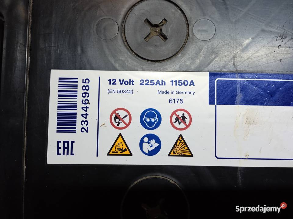 Akumulatory 12v 235 Ah i 12v 225 Ah podkarpackie Sanok