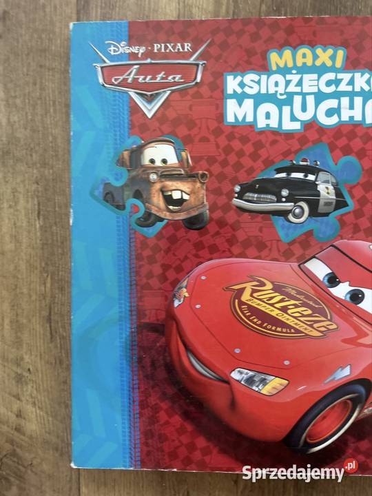 Auta zygzak Mcqueen książeczka z puzzlami