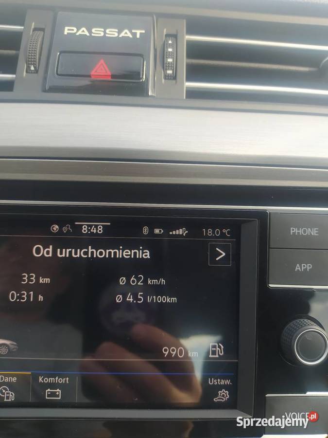 Volkswagen passat b8 salon polski tempomat sprzedam