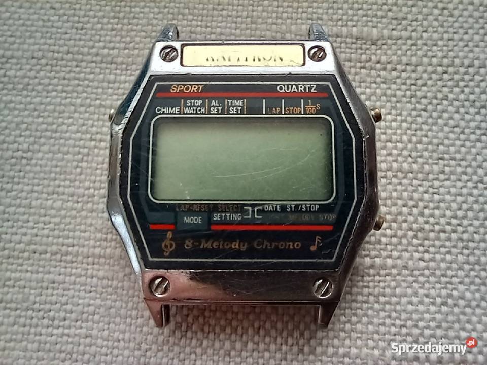 Zegarek z 8 melodyjkami z czasów PRLu Męskie Tomaszów Lubelski